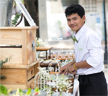 ปรัชญาของ Dee Catering บริการ
อาหารคุณภาพดี จัดงานเลี้ยงสมบูรณ์แบบ