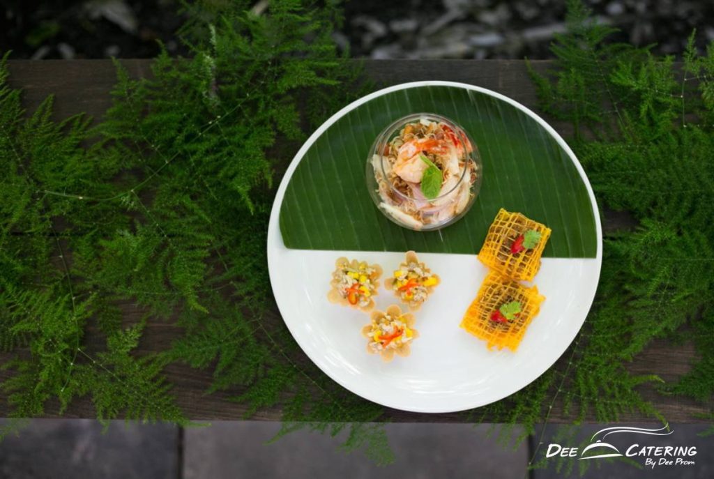 งานจัดเลี้ยง แต่งงาน ที่ เบเนดิค สตูดิโอ อาหารชุด set menu ไทย VIP งานแต่งงาน