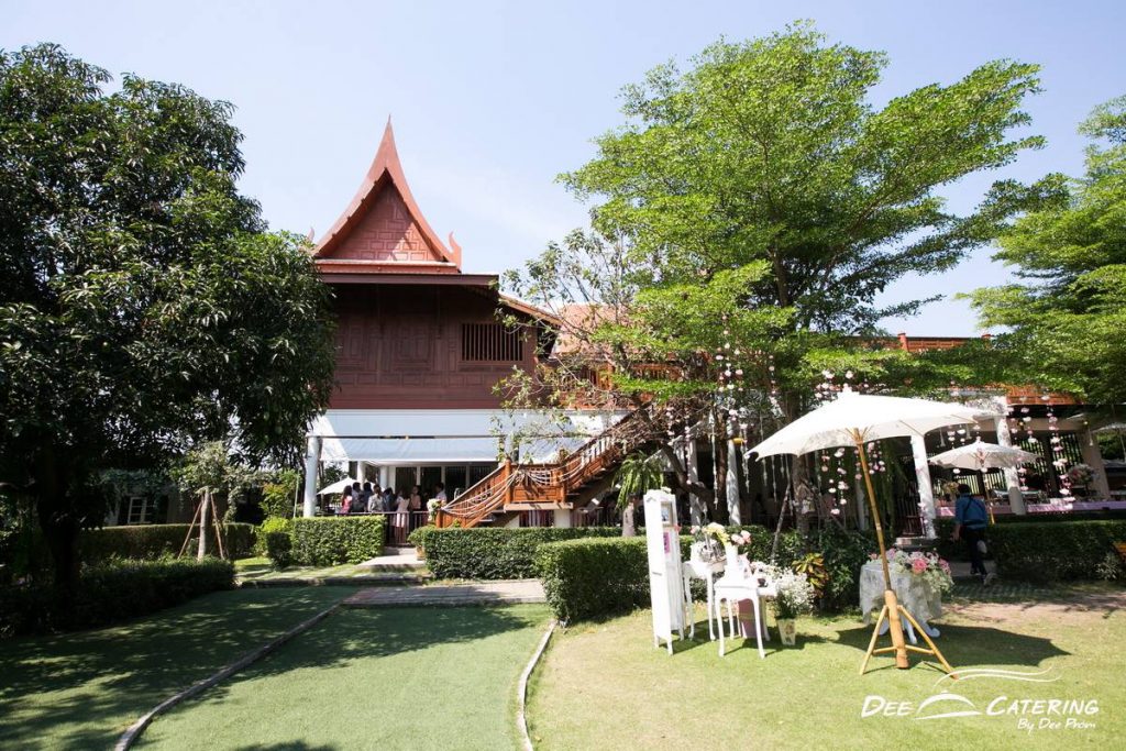 จัดงานแต่งงาน บ้านมหาสวัสดิ์ เรือนไทยสวยๆริมน้ำ