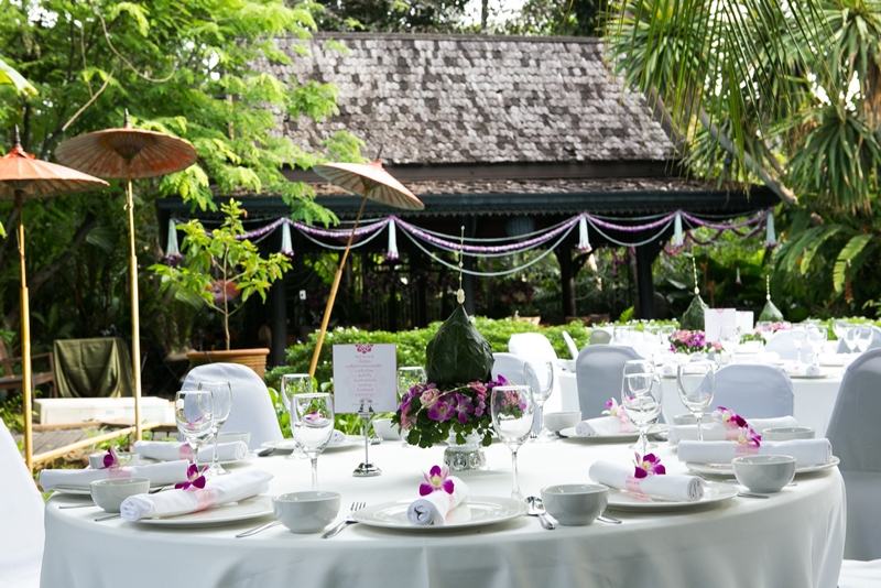จัดเลี้ยงงานแต่งงานในบ้านเรือนไทย จัดเลี้ยงโต๊ะไทยให้ประทับใจแขกผู้ใหญ่