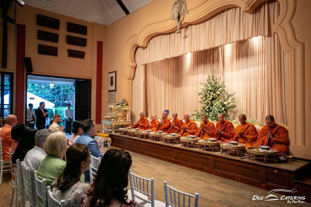 งานแต่งงานเช้า เลี้ยงฉลองเที่ยง ที่สยามสมาคม โดย ดีเคเทอริ่ง งานแต่งงานเช้า พิธีไทยเรียบง่าย ที่สยามสมาคม