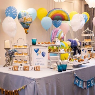 Babyshower รับจัดเลี้ยง งานเบบี้ชาวเวอร์ แบบน่ารักๆ อาหารอร่อย