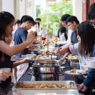 จัดบุฟเฟต์ รับจัดเลี้ยงนอกสถานที่ งานประชุมสัมมนา โดย ดี เคเทอริ่ง