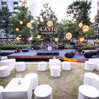 จัดเลี้ยงค็อกเทลให้ลูกบ้านของ Laviq condo ที่พักหรูย่านสุขุมวิท