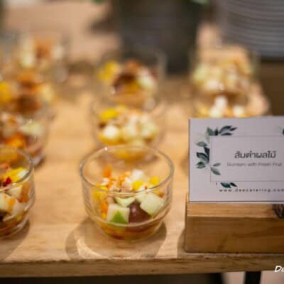 รับจัดเลี้ยงนอกสถานที่ อาหารค็อกเทล Cocktail