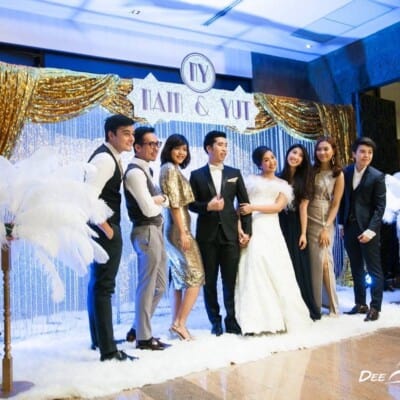 Gasby Theme Wedding Party