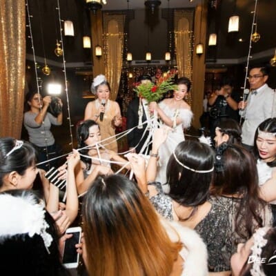 Gasby Theme Wedding Party
