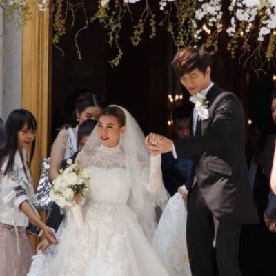 งานแต่งงานในโบสถ์ คุณกุ๊บกิ๊บ คุณบี้