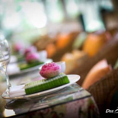 จัดเลี้ยงงานแต่งงานในบ้านเรือนไทย
