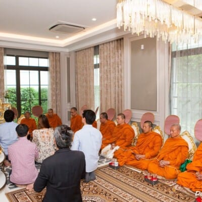 ทำบุญบ้าน เลี้ยงพระเพล ขึ้นบ้านใหม่