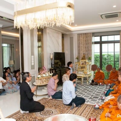 ทำบุญบ้าน เลี้ยงพระเพล ขึ้นบ้านใหม่