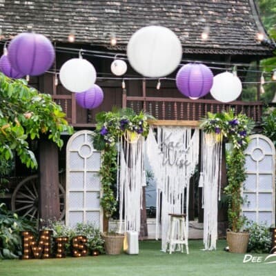 งานแต่งงาน ในสวน เก๋ๆ ที่สยามสมาคม