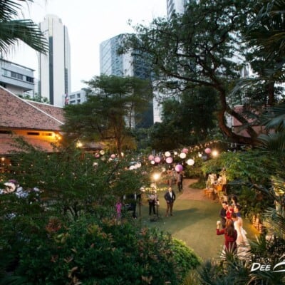 งานแต่งงาน ในสวน เก๋ๆ ที่สยามสมาคม