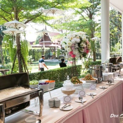 จัดงานแต่งงาน บ้านมหาสวัสดิ์ เรือนไทยสวยๆริมน้ำ