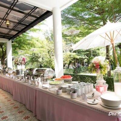 จัดงานแต่งงาน บ้านมหาสวัสดิ์ เรือนไทยสวยๆริมน้ำ