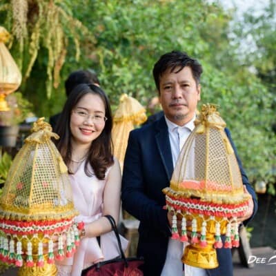จัดงานแต่งงาน บ้านมหาสวัสดิ์ เรือนไทยสวยๆริมน้ำ