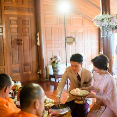 จัดงานแต่งงาน บ้านมหาสวัสดิ์ เรือนไทยสวยๆริมน้ำ
