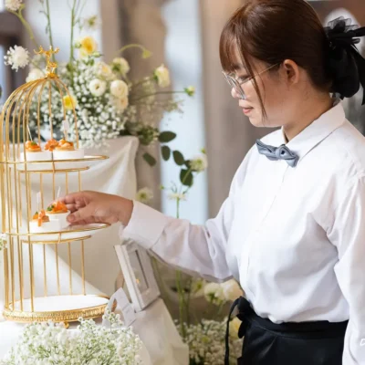 อาหารงานแต่ง แบบค็อกเทล ในงานจัดเลี้ยงที่ La Chapelle Bangkok